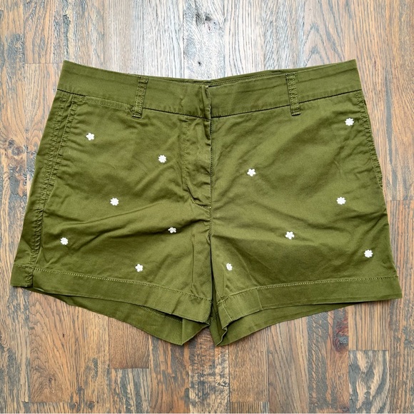 J. Crew Print Chino Shorts - Picture 1 of 8